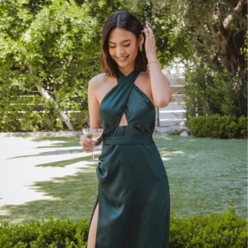 Show me your MUMU: Adele Halter Maxi Dress